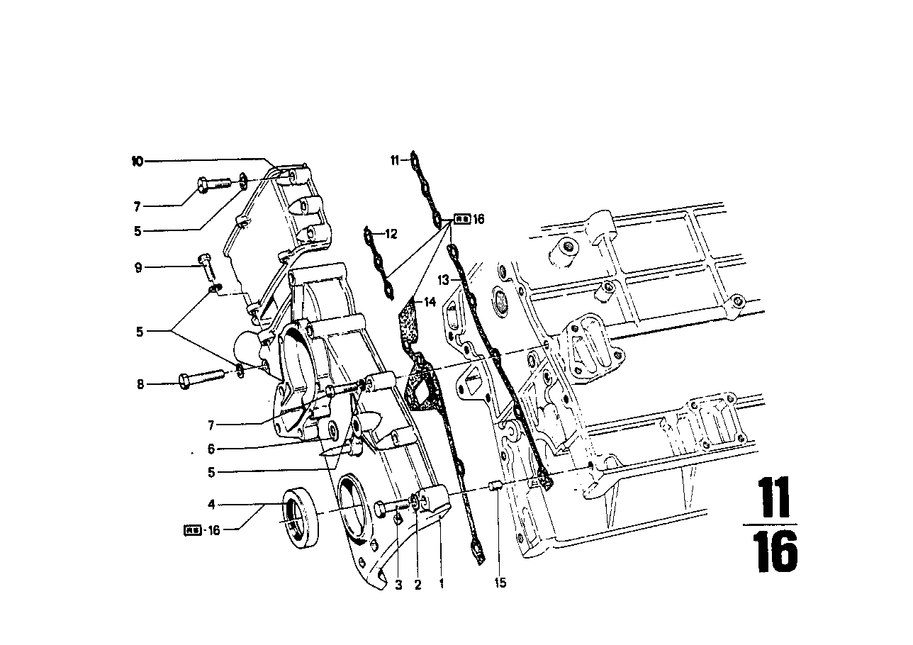 Genuine BMW 11141709629 E30 E12 E21 Shaft Seal 35X55X12 (Inc. 316, 2000C & 318) | ML Performance UK Car Parts