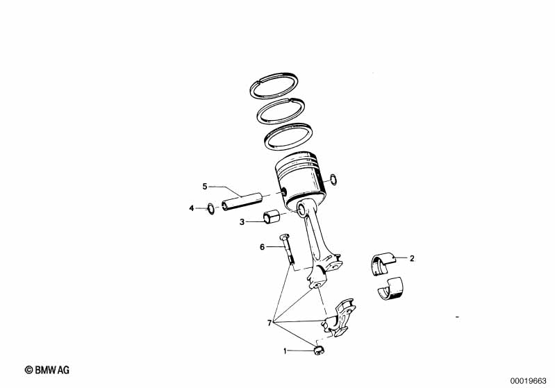 Genuine BMW 07119934460 E36 E61 E24 Snap Ring C22X1,5 (Inc. 840Ci, 330Ci & 1602) | ML Performance UK Car Parts