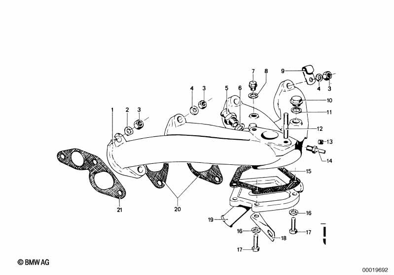 Genuine BMW 11611734436 E21 E30 E12 Gasket Asbestos Free (Inc. 315, 1600GT & 1800ti) | ML Performance UK Car Parts