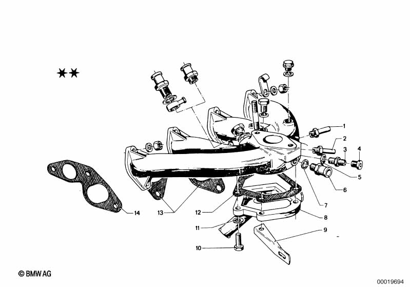Genuine BMW 11611727994 E21 E28 E30 Gasket Asbestos Free (Inc. 2000ti, 518 & 2000tilux) | ML Performance UK Car Parts