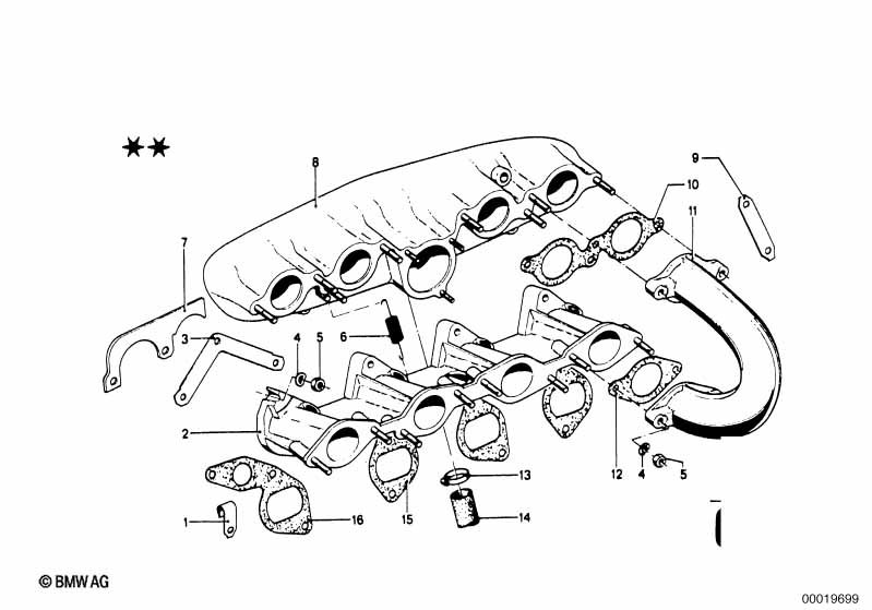 Genuine BMW 11619065677 E21 E12 Gasket Asbestos Free (Inc. 2002tii, 2000tii & 320i) | ML Performance UK Car Parts