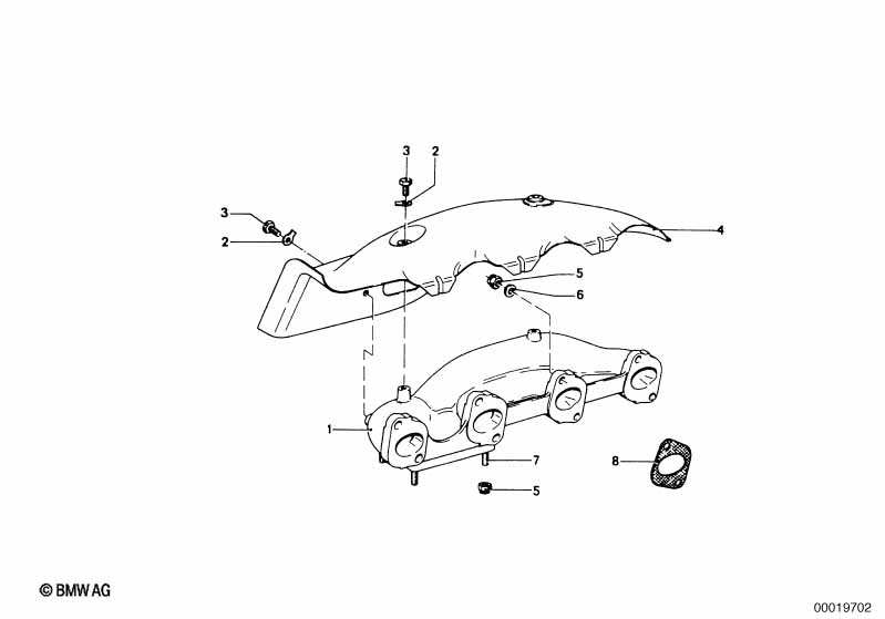 Genuine BMW 11621723835 Gasket Asbestos Free (Inc. 2002turbo) | ML Performance UK Car Parts