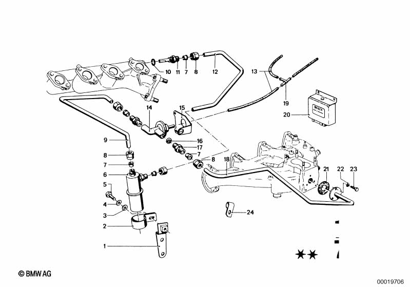 Genuine BMW 11641723879 E12 Gasket Asbestos Free (Inc. 2002 & 518) | ML Performance UK Car Parts
