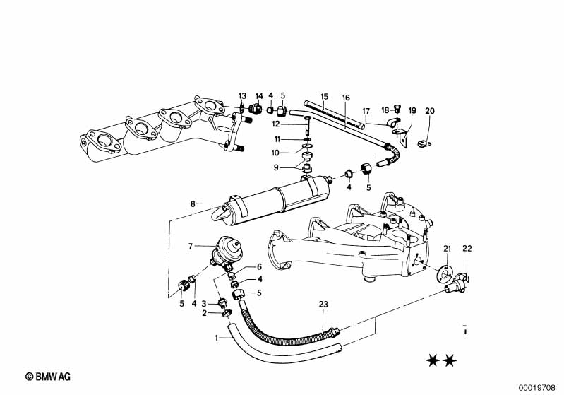 Genuine BMW 11751261519 E21 E28 E12 Threaded Pipe Joint (Inc. 528i, 2002 & 633CSi) | ML Performance UK Car Parts