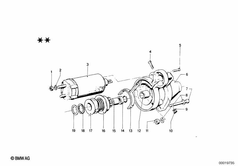 Genuine BMW 12411722915 E30 E32 Ring (Inc. 732i, 730i & M6) | ML Performance UK Car Parts