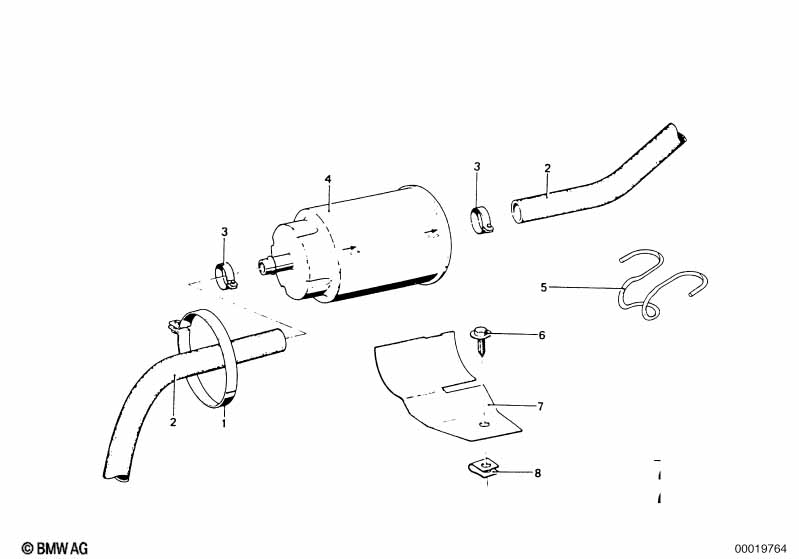 Genuine BMW 07129952121 E36 E39 100 Hose Clamp L=47-54mm (Inc. 728, R65 & 533i) | ML Performance UK Car Parts