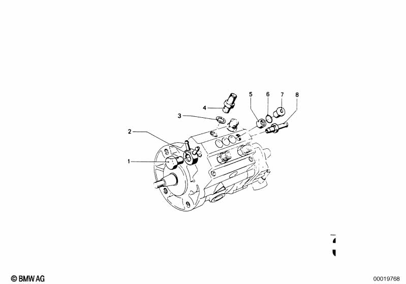 Genuine BMW 13511257556 E12 Hollow Bolt (Inc. 2002tii, 520i & 2000tii) | ML Performance UK Car Parts