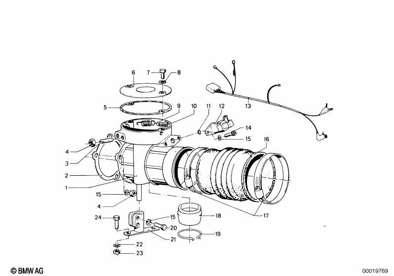 Genuine BMW 12521706091 E12 E39 E32 Plug Housing 2 POL. (Inc. 735iL, 628CSi & 740iL) | ML Performance UK Car Parts