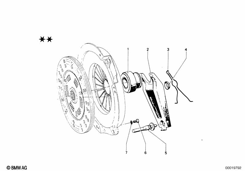 Genuine BMW 21511204224 E12 Clutch Release Bearing 38X67 H=47,5 (Inc. 2002tii, 520i & 520) | ML Performance UK Car Parts