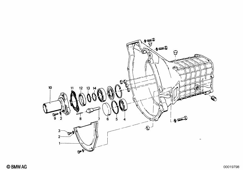 Genuine BMW 23121630170 E28 E24 E12 Lock Ring A30X2,5 (Inc. 2000C, 728iS & 635CSi) | ML Performance EU Car Parts