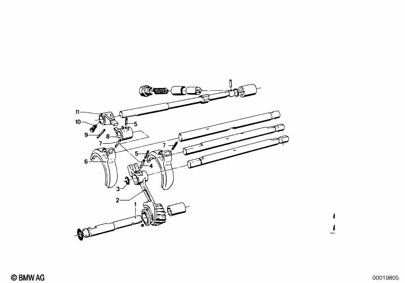 Genuine BMW 23311490135 E28 E12 E30 Shifting Fork (Inc. 2000tii, 2000ti & 520) | ML Performance EU Car Parts