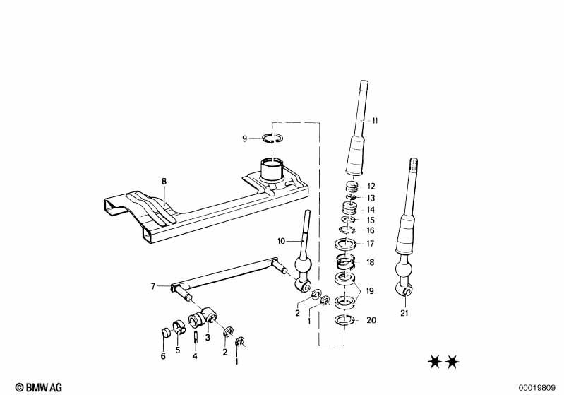 Genuine BMW 25111220778 E32 E30 E24 Shift Lever-Upper Part (Inc. 528i, 2002 & 1802) | Duco Car Parts UK Car Parts