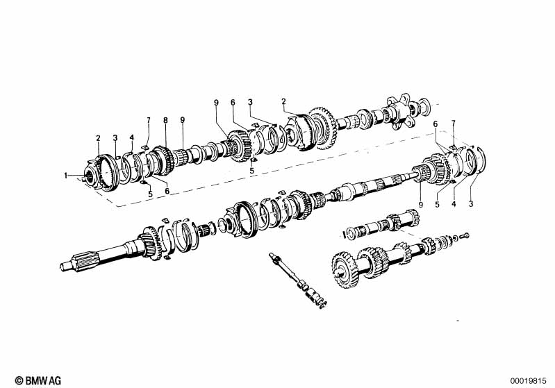 Genuine BMW 23221200754 E12 Shift Sleeve (Inc. 1800, 2002turbo & 520) | ML Performance EU Car Parts