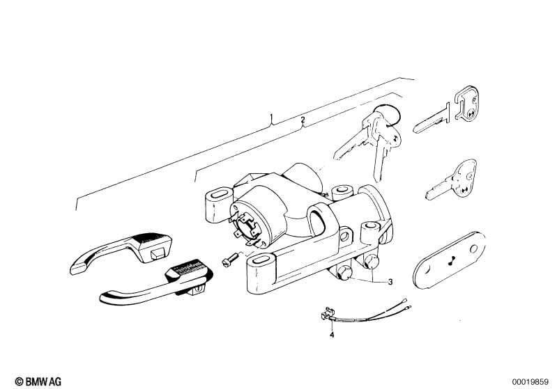 Steering lock/ignition switch