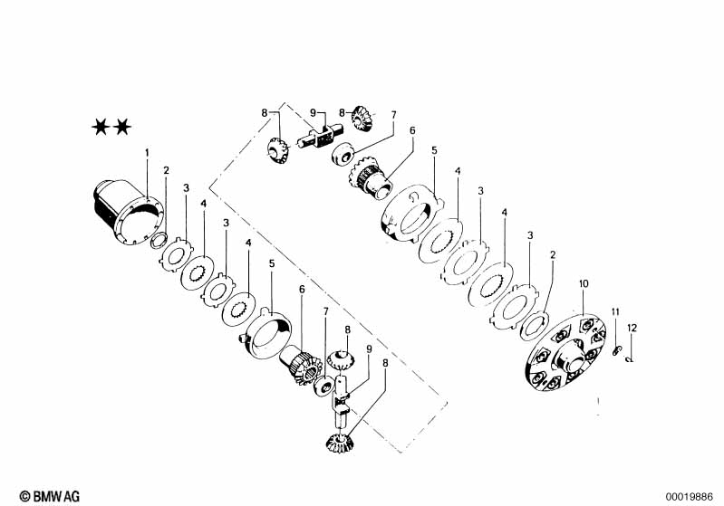 Genuine BMW 33141201918 E21 Stop Disk 2,05mm (Inc. 2000tii, 1600GT & 1600) | ML Performance EU Car Parts