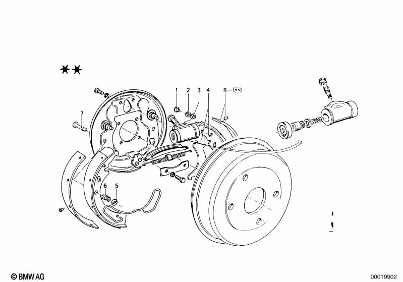 Genuine BMW 34213660164 E21 E12 Rivet (Inc. 2002, 2000 & 2000CS) | ML Performance UK Car Parts