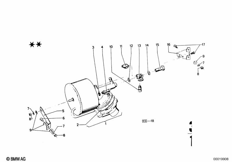 Genuine BMW 34314650330 E21 E12 Pre-Pressure Valve (Inc. 1800, 2000ti & 1600) | ML Performance UK Car Parts