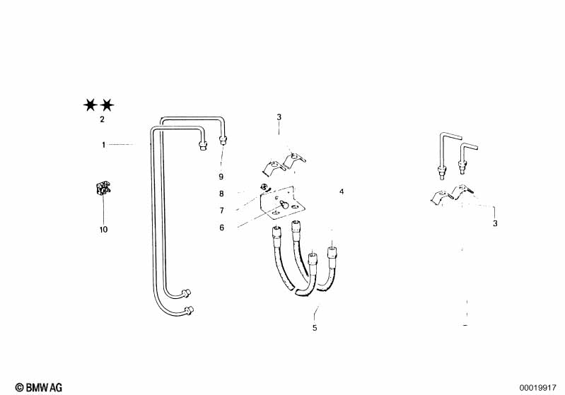 Genuine BMW 34321159879 E12 E24 E21 Brake Hose (Inc. 3.0CSi, 2.8L & 3.3Li) | ML Performance UK Car Parts