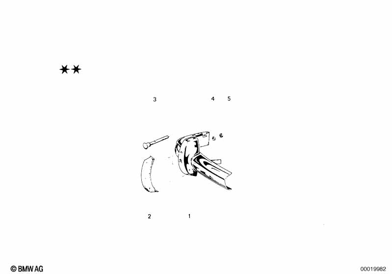 Genuine BMW 51111816422 Bumper Over-Rider RECHTS USA (Inc. 2000, 2002 & 1602) | ML Performance EU Car Parts