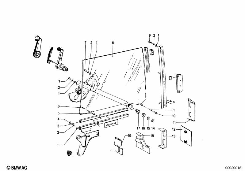 Front window guide