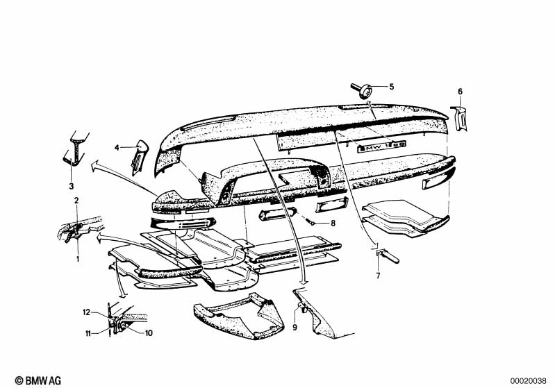 Genuine BMW 51457680029 E12 E24 Clamp (Inc. 520, 2002 & 2800Bav) | ML Performance EU Car Parts
