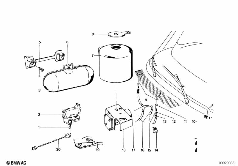 Genuine BMW 16131379229 E53 E24 Hose Clamp 8-9.5mm (Inc. 750iLP) | ML Performance UK Car Parts