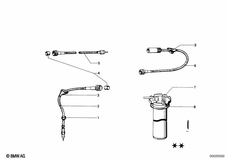 Speedo cable