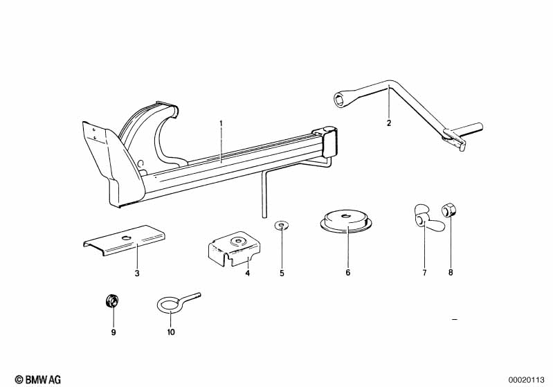 Genuine BMW 07119924040 E12 E30 E24 Wing Nut M8 (Inc. 850CSi) | ML Performance UK Car Parts
