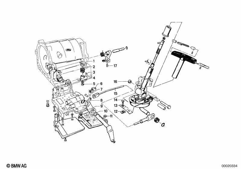 ZF 3hp12 gear shift/parking lock