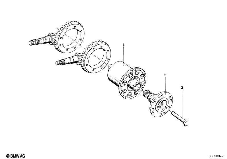 Differential-limited slip diff.unit