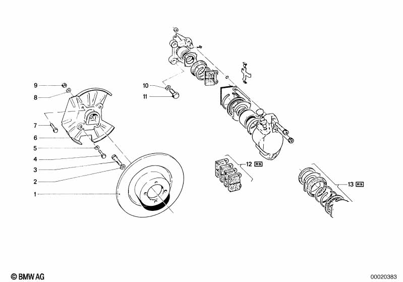 Genuine BMW 34111160171 Repair Kit, Brake Pads Asbestos-Free TEXTAR T476 (Inc. 2000CS, 2000 & 2000tilux) | ML Performance EU Car Parts