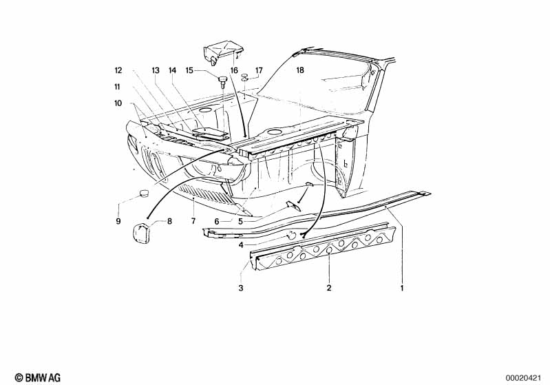Front body parts