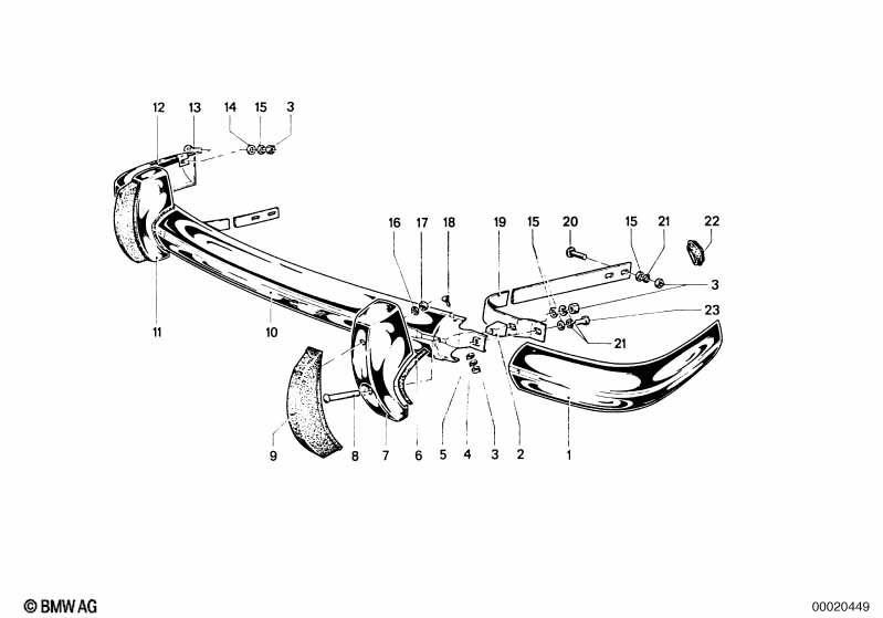 Genuine BMW 07119910447 E12 Saucer-Head Screw M8X25 (Inc. 3.0SBav) | ML Performance UK Car Parts