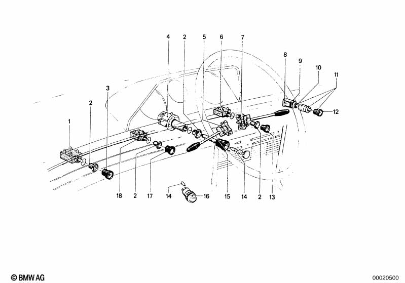 Genuine BMW 61341351049 Button ZIGARETTE (Inc. 3.0CS, 1800 & 3.0CSL) | ML Performance EU Car Parts