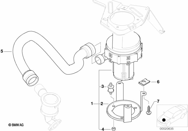 Emission control-air pump
