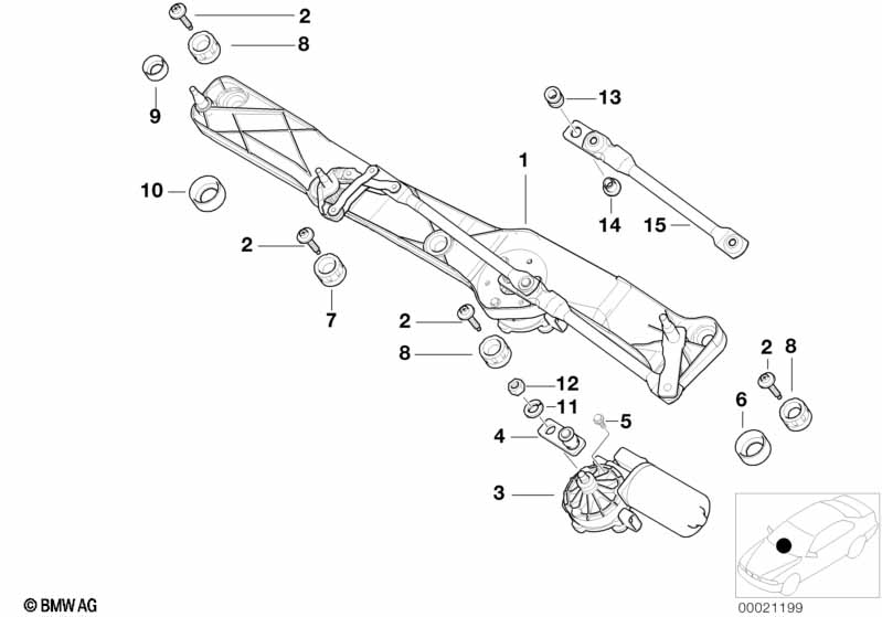 Single wiper parts