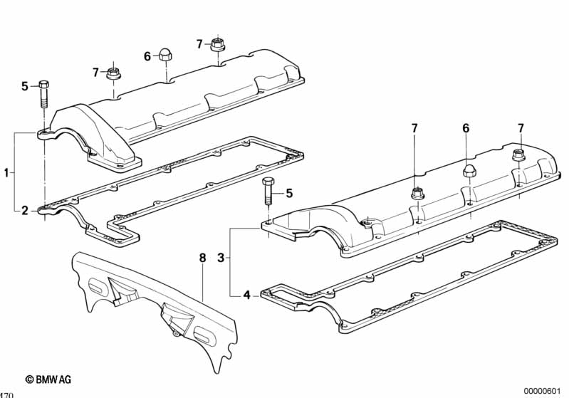 Genuine BMW 11121723620 E31 Cover (Inc. 850Ci & 850CSi) | ML Performance UK Car Parts