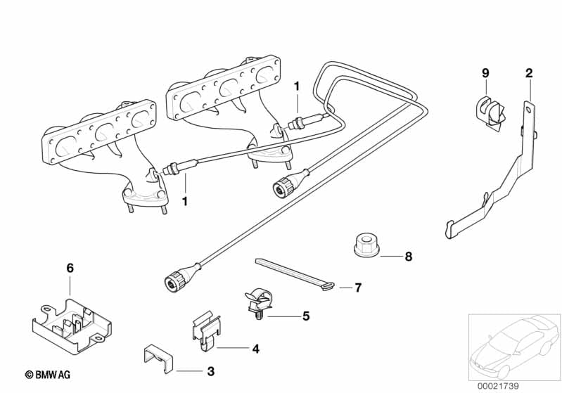 Lambda Probe Fixings