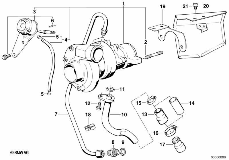 Turbolader mit Schmierung