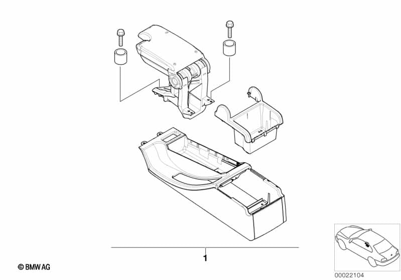 Retrofit kit, armrest front