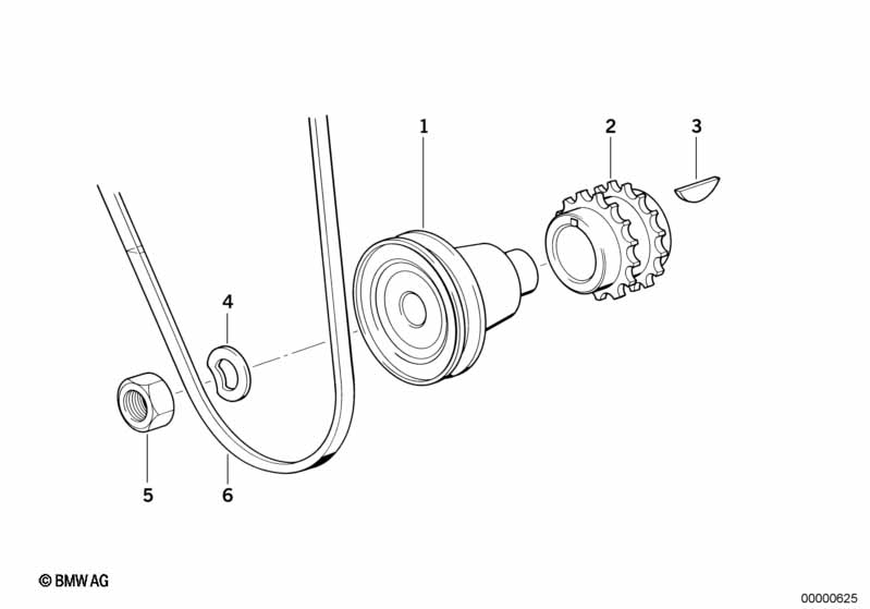 Fan belt drive