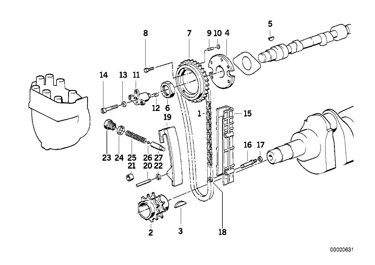 CABLAGGIO MOTORE e32 730i 735i e34 535i m30 con interruttore DME EML 12511719615 