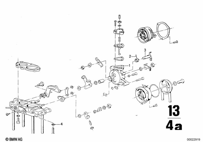 Carburetor cap/piston/float