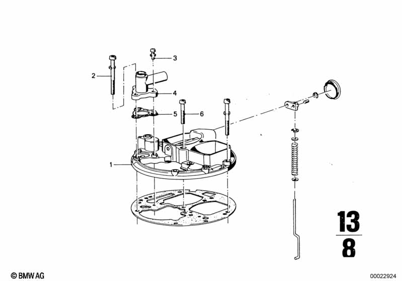 Carburetor cap/piston/float