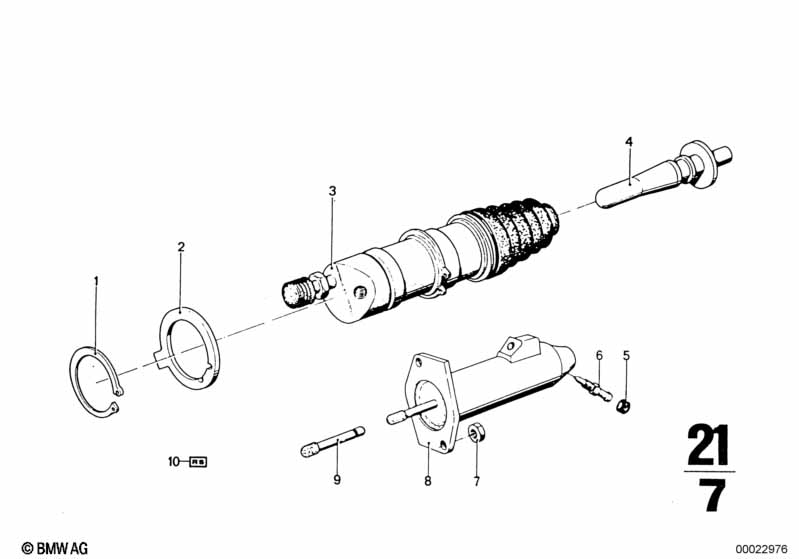 Clutch slave cylinder
