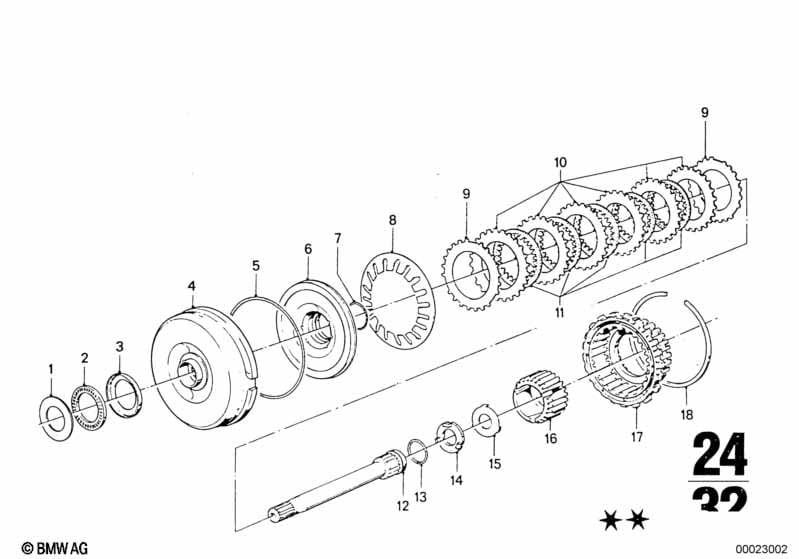 ZF 3hp22 embrayage d'entrainement A