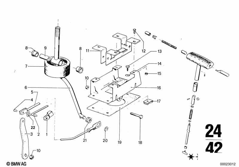 ZF 3hp22 gear shift/parking lock