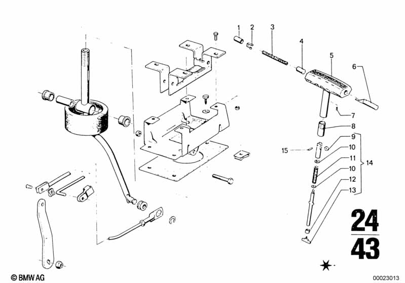 ZF 3hp22 gear shift/parking lock