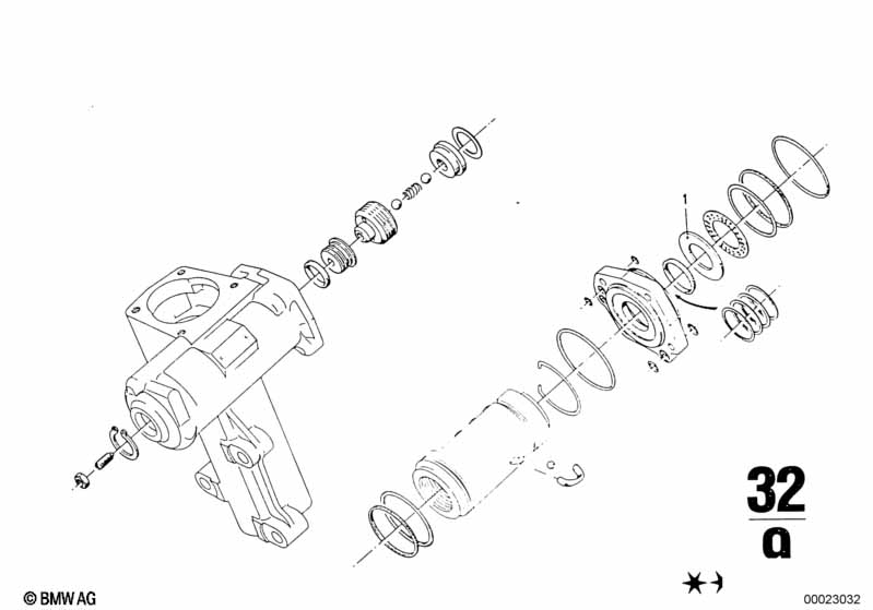 Hydro steering box