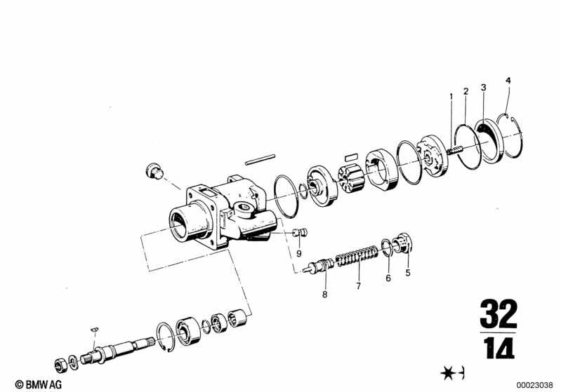 Hydro steering box